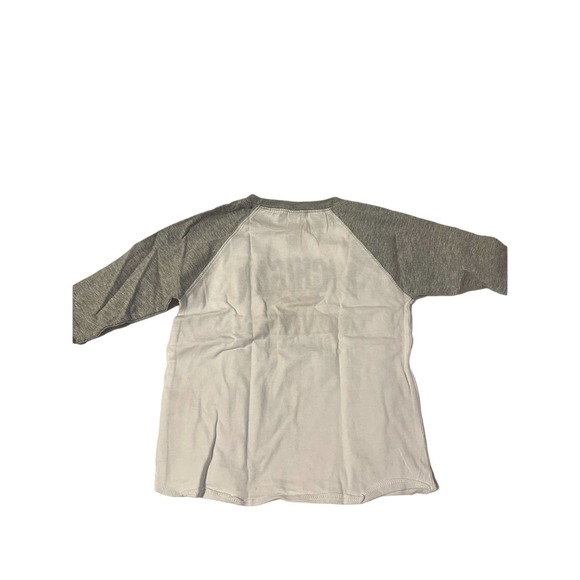 Rabbit Skins Michigan wolverines baseball tee white gray logo long sleeve 3T - Picture 2 of 7